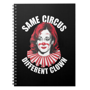 Gleicher Zirkus anderer Clown Anti Kamala 2024 Notizblock