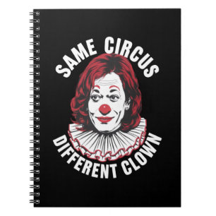 Gleicher Zirkus anderer Clown Anti Kamala 2024 Notizblock