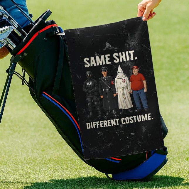 Gleiches Anderes Kostüm Golfhandtuch (Von Creator hochgeladen)