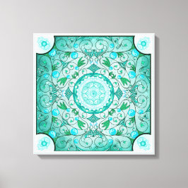 Gleichgewicht der Naturheilung Mandala Leinwanddruck