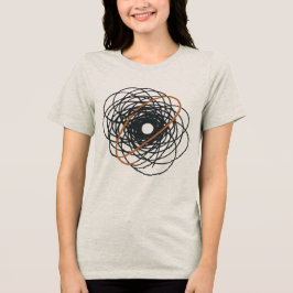 Gleichgewicht im Chaos - Abstraktes Minimalistisch Tri-Blend Shirt