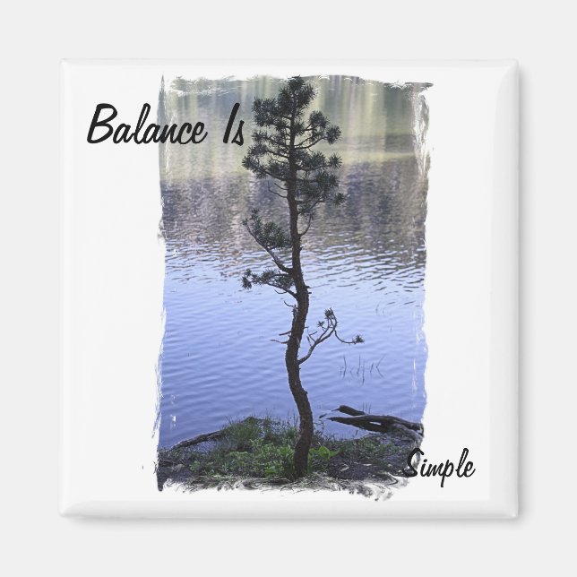 Gleichgewicht ist einfach magnet (Vorne)