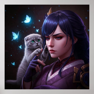 Gleichgewicht von Power und Herz Poster