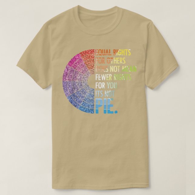Gleichheit bei Menschenrechten Feministin des LGBT T-Shirt (Design vorne)