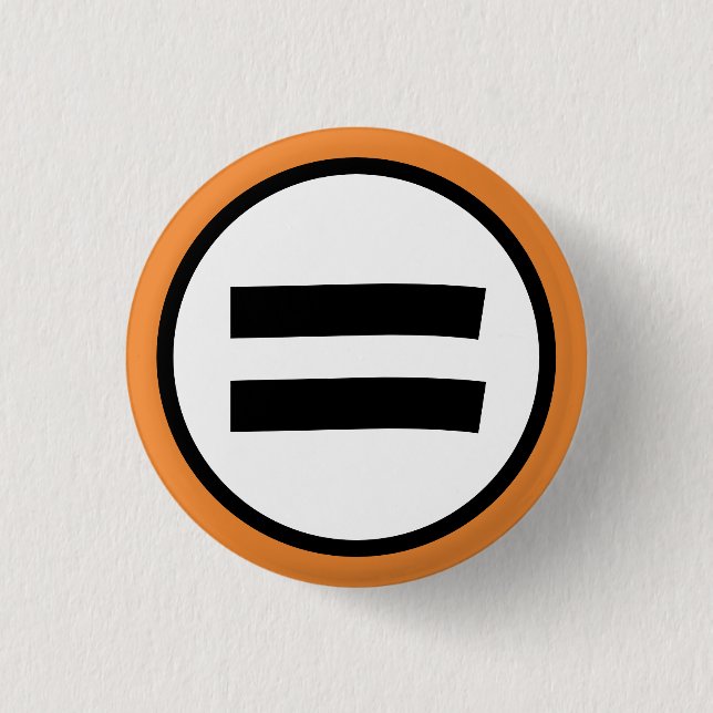Gleichheit Button (Vorderseite)