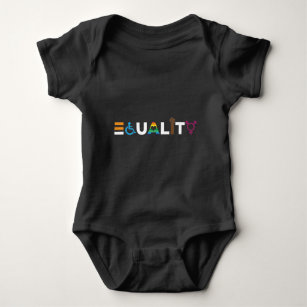 Gleichheit der Menschenrechte LGBTQ-Einheitsstolz Baby Strampler