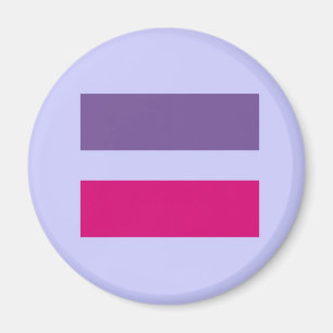 Gleichheit der Zeichen-Symbol-Ehe Gleichheit homos Magnet