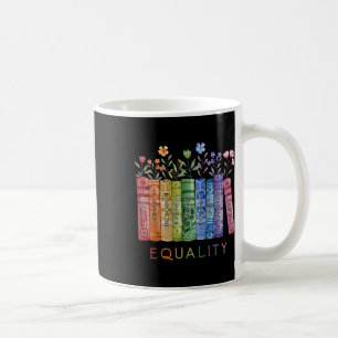 Gleichheit Frieden Liebe Freundlichkeit Lies Buch Kaffeetasse