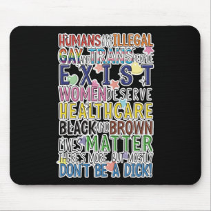 Gleichheit für alle - viel Liebe Mousepad