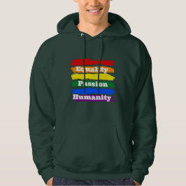 Gleichheit, Leidenschaft, Menschlichkeit Hoodie
