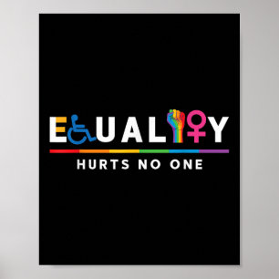 Gleichheit schadet den Menschenrechten Lgbt Gay Lg Poster