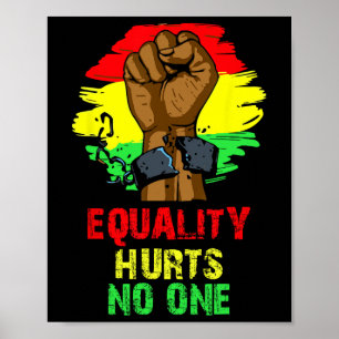 Gleichheit schadet niemandem Black History Month J Poster