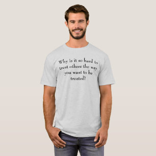 Gleichheit Warum ist es so schwer, andere...Zitat T-Shirt