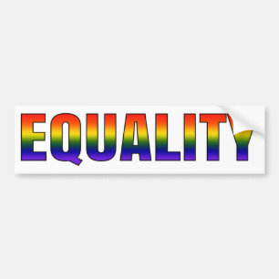 Gleichheits-Autoaufkleber des Regenbogen-LGBTQ Autoaufkleber