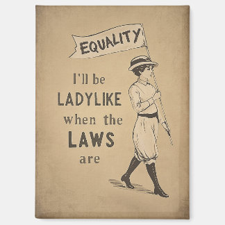 Gleichheits Vintage Poster | Suffragetten Feminism Magnet
