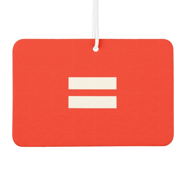 Gleichheitsflagge Autolufterfrischer (Vorderseite)
