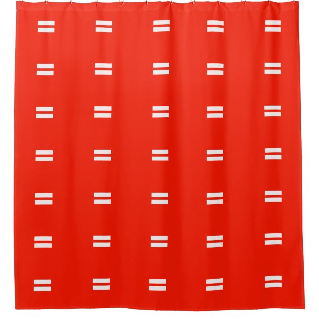 Gleichheitsflagge Duschvorhang (Vorderseite)