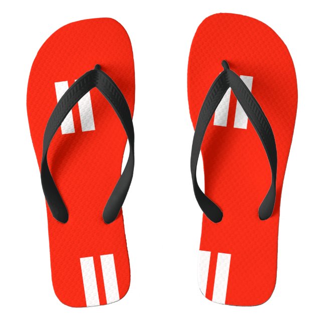 Gleichheitsflagge Flip Flops (Fußbett)
