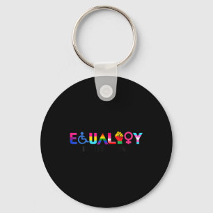 Gleichheitsstolz Regenbogen Lgbtq Feministische Be Schlüsselanhänger