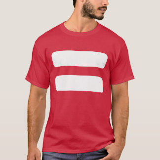 Gleichheitszeichen-Ikone T-Shirt