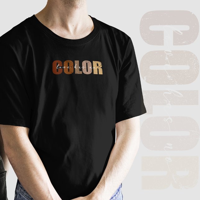 Gleichheitsziffer, LIEBE HAT KEINE FARBE, Anti-Ras T-Shirt (Von Creator hochgeladen)
