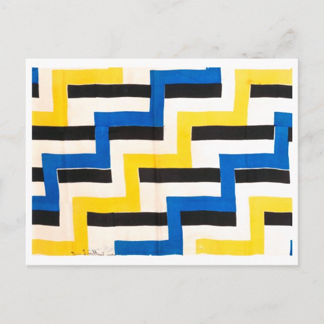 Gleichlaufgewebe | Sonia Delaunay | Postkarte (Vorderseite)