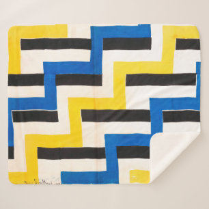 Gleichlaufgewebe Sonia Delaunay Sherpadecke