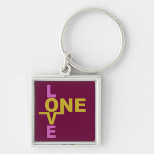 Gleichstellung der Ehen / Eine Liebe individuelle Schlüsselanhänger
