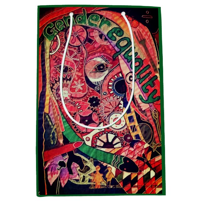 Gleichstellung der Geschlechter Mittlere Geschenktüte (Vorderseite)