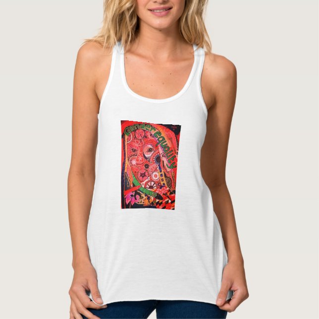 Gleichstellung der Geschlechter Tank Top (Vorderseite)