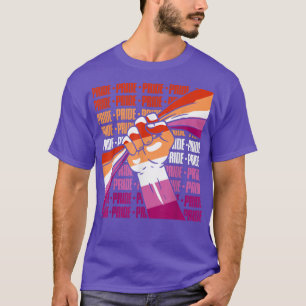 Gleichstellung Gay Pride Monat Quee Flagge Lesben  T-Shirt