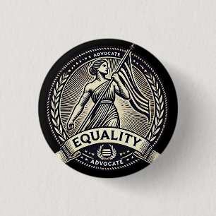 Gleichstellungsanwalt   Vintages JustizEmblem Button