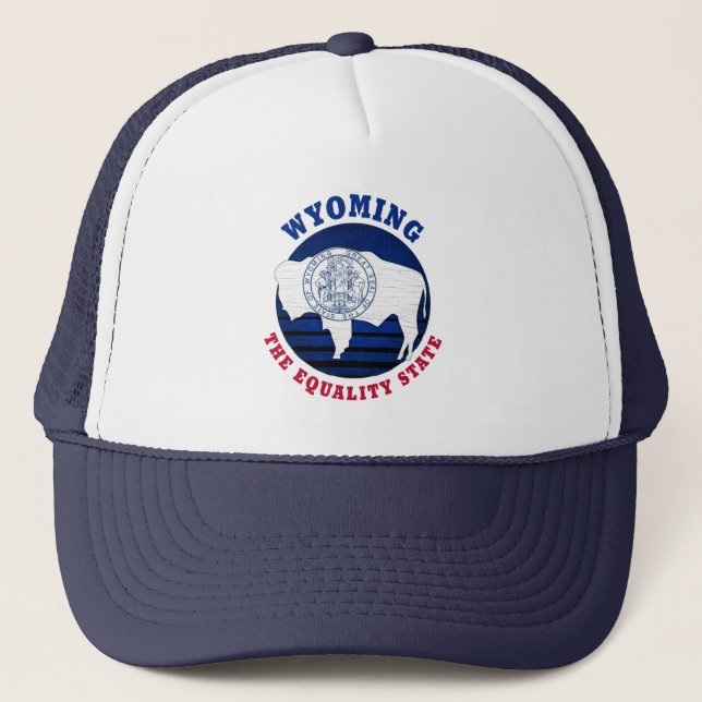 GLEICHSTELLUNGSSTAAT FLAG TRUCKER HAT TRUCKERKAPPE (Vorderseite)