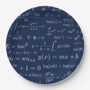 Gleichungen des Mathe-und Pappteller
