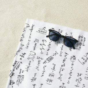 Gleichungen und mathematische Formeln Strandtuch