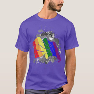Gleichwertige Regenbogenflagge Gay Pride Monat Que T-Shirt