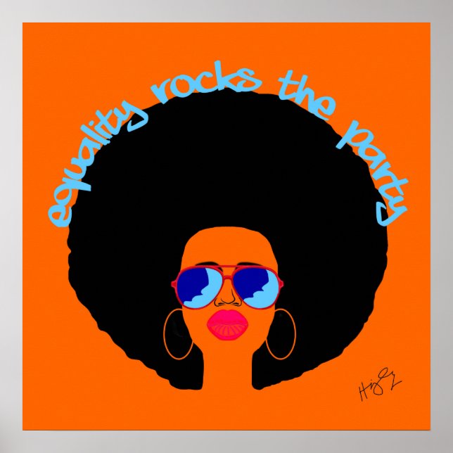 Gleichwertige Steine Das Party Poster (Vorne)