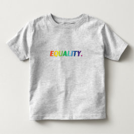 Gleichwertiger Stolz lgbtq lgbt quee Schwulenregen Kleinkind T-shirt