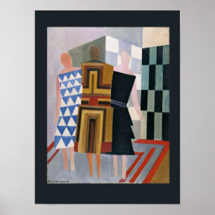 Gleichzeitige Kleidungsformen von Sonia Delaunay, Poster