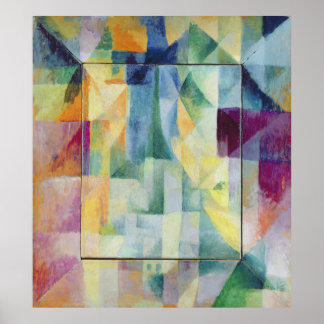 Gleichzeitige Windows auf der Stadt Poster