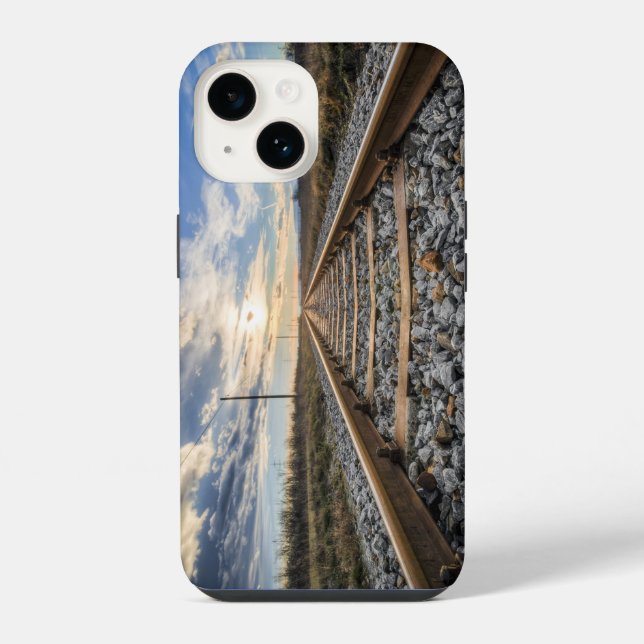 Gleise iPhone Hülle (Rückseite)