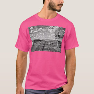 Gleise und Linien BW 1 T-Shirt