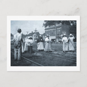 Gleisreiniger New York Central Railroad Vintage Postkarte
