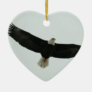 Gleitener Weißkopfseeadler Keramik Ornament
