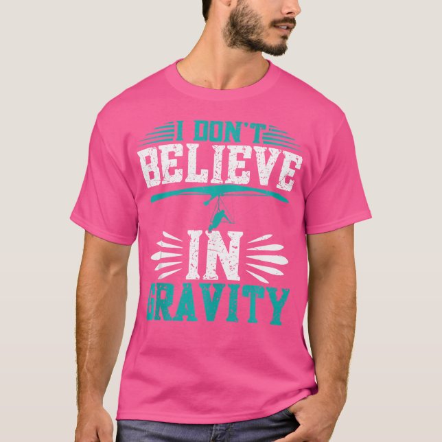Gleitflug-Gurtzeug-Ornament Hang Glide T-Shirt (Vorderseite)
