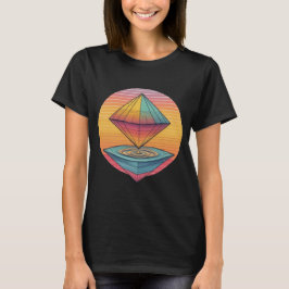 Gleitgeometrische Harmonie T-Shirt