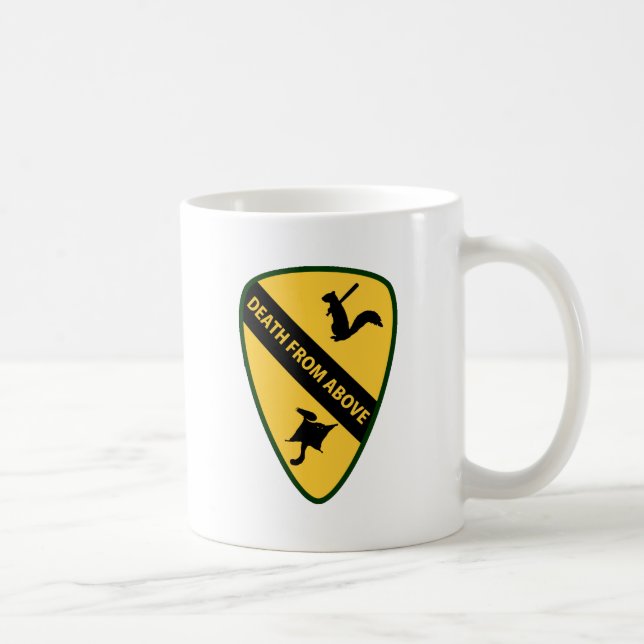Gleithörnchen-erste Luft-Kavallerie-Insignien Tasse (Rechts)