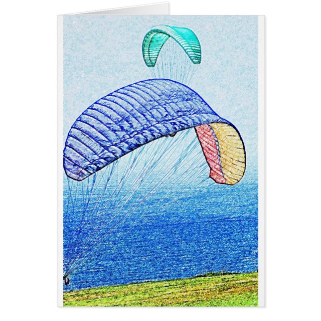 Gleitschirmfliegen-Ansteigen (Vorne)
