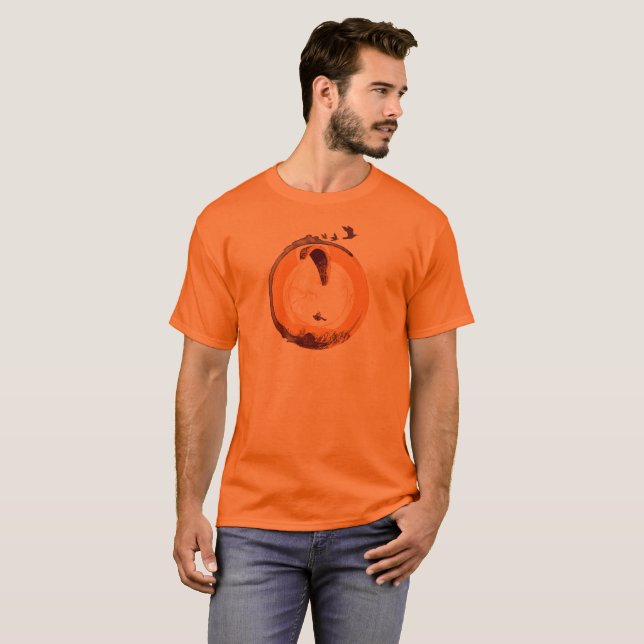 GLEITSCHIRMFLIEGEN PG-CIRCLE 002 Ponto Zentrale T-Shirt (Vorne ganz)