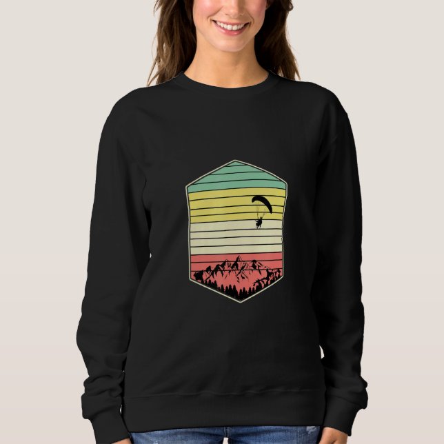 Gleitschirmfliegen Sweatshirt (Vorderseite)
